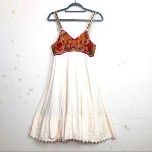 Zehavale Norrbotten boho embroidered dress